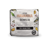 Havanna - Chocolate Alfajor with Seeds - (Chia - Sesame - Sunflower Poppy Seeds Flax and Quinoa) 70% Cocoa - Box of 4 Units - 220g Gluten Free