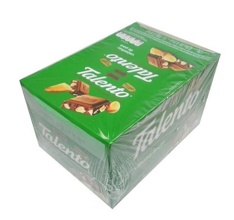 TALENTO Garoto (Chocolate com Castanha, Box of 12)