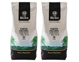 Café Britt® - Costa Rican Dark Roast (2 Lbs Each) (2-Pack) (4 Lbs Total) - Whole Bean, Arabica Coffee, Kosher, Gluten Free, 100% Gourmet & Dark Roast