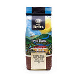 Café Britt® - Costa Rican Tres Rios Valdivia Coffee (12 oz.) (3-Pack) - Whole Bean, Arabica Coffee, Kosher, Gluten Free, 100% Gourmet & Medium Light Roast