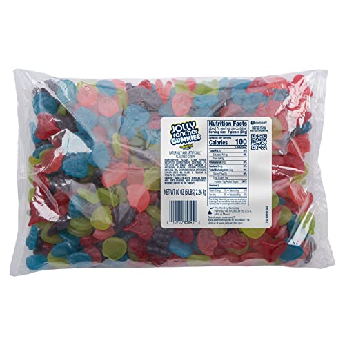 JOLLY RANCHER Assorted Fruit Flavored Gummies Candy, Christmas, 5 lb Bulk Bag
