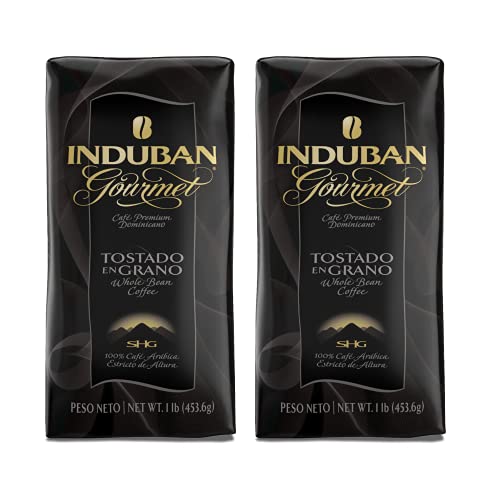 Induban Gourmet Coffee, 16 oz Bag, Whole Bean Coffee - Premium 100% Arabica Coffee from the Dominican Republic (2)