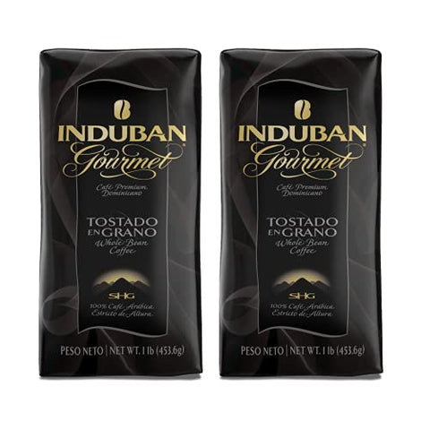 Induban Gourmet Coffee, 16 oz Bag, Whole Bean Coffee - Premium 100% Arabica Coffee from the Dominican Republic (2)