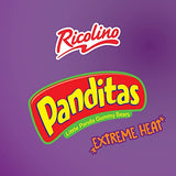 Ricolino Panditas Little Panda Extreme Heat Gummy Bears Candy Pack, Flavored Variety, 6 Individual Bags, 4.4 Ounces Each, Net Weight of 26.4 Ounces
