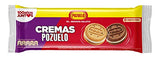Pozuelo Cremas Mixed Cookies | Mixed Chocolate & Vanilla Cookies | Vanilla Cream | 13.3 Oz (Pack of 3)