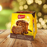 Bauducco Mini Panettone Chocolate, Moist & Fresh, Traditional Italian Recipe, Holiday Cake, 3.5oz