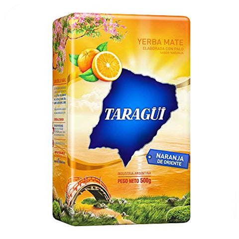 Taragüi Yerba Mate with Stems, 500 gr - 1.1 lbs, Oranges from the East