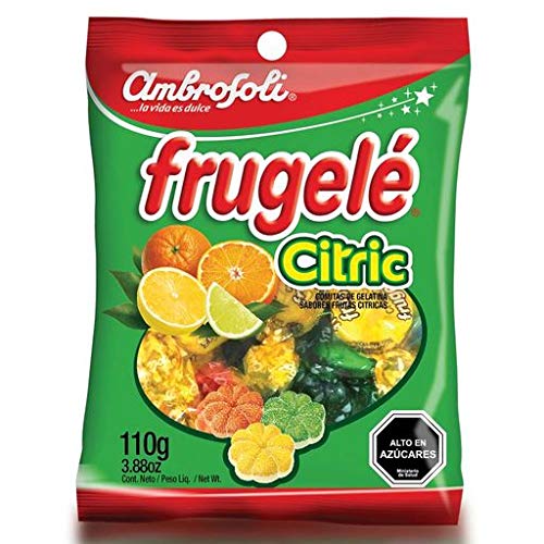 Frugelé Citric Gummy Candy - Frugelé Gomitas Sabores Frutas Citricas