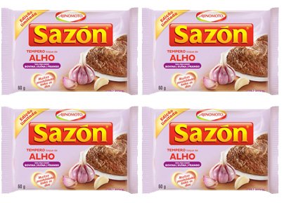 Sazon - Tempero de Alho ||Garlic Seasoning (PACK OF 4) 60g