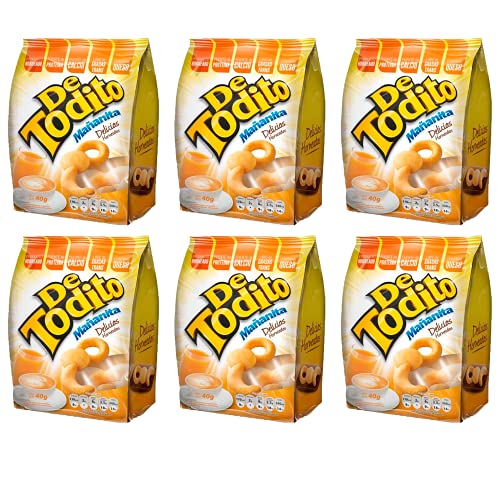 Eight-14 De Todito & Todo Rico - Sweet and Salty Plantain Chips - Chicharrones Fried Pork Rinds - Yuca Snack - Variety of Flavors - Lime - BBQ - Aji - (Colombian Breakfast, Pack of 6)