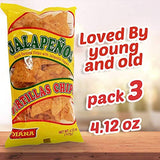 Diana Jalapeño Tortilla Chips 4.12oz (Pack of 3)