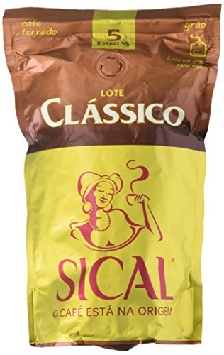 Sical Portuguese Roasted Whole Bean Coffee Cafe 5 Estrelas 250g