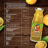 HIT Jugo Sabor Lulo 237 ml. - 6 Pack / Juice Lulo Flavor 8 fl. oz. - 6 Pack.