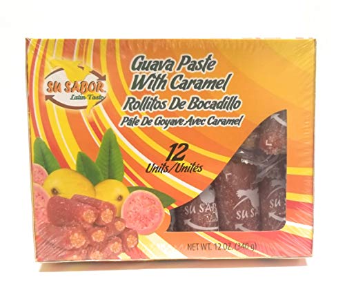 Su Sabor Rolled Guava Paste with Caramel / Rollitos de Bocadillo