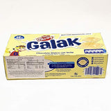Galak Chocolate Blanco con Leche de Venezuela, contenido neto: 1 caja con 5 barras de 130gr c/u
