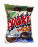 CHOKIS Bolitas de Maiz Cubiertas en Chocolate - Bag of 16.