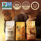 Mayorga Coffee Sampler Gift Pack-3 12oz bags, Cafe Cubano Roast, Mayan Blend, Muy Macho, USDA Certified Organic, 100% Whole Arabica Beans, Non-GMO