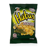 CRICKET'S Habas Saladitas 100 gr. - 2 Pack / Toasted Haba Beans 3.57 oz. - 2 Pack - Product of Peru.