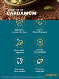 Conecto Cardamom Coffee: 100% Natural and Artisanal, Guatemalan Arabica Ground Coffee Flavored with Clay Pot Roasted Cardamom, Medium Roast and Mild Acidity (Ground 12oz)