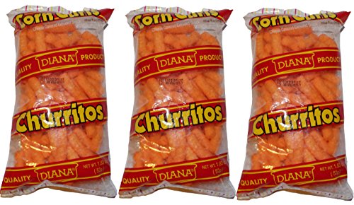 Diana Churritos Corn Curls 1.83oz (pack of 3)
