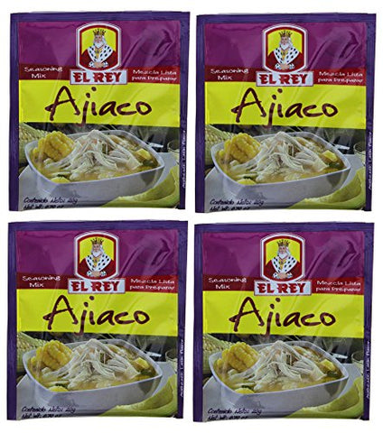 EL REY Ajiaco 20 gr. | Seasoning Mix 0.70 oz. - 4 Pack.