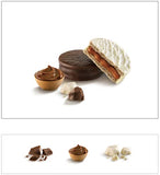 Alfajor Mixed Chocolate and White chocolate - Box 12 Alfajores