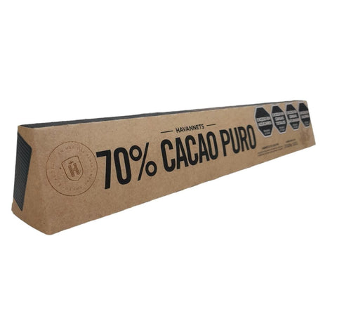 THE ARG | Pack x8 Havannets 70% Cacao Filled with Dulce de Leche - Covered with Dark Chocolate - from Alfajores Havanna