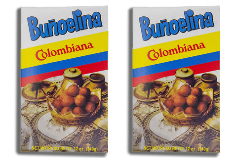 Buñuelos Colombianos Mix Bundle - VALUE 2-PACK includes 2 Boxes of Bunoelina Colombiana Mix (340g Each Box) - Buñuelos Colombianos Mix Bundle by Despensa Colombiana