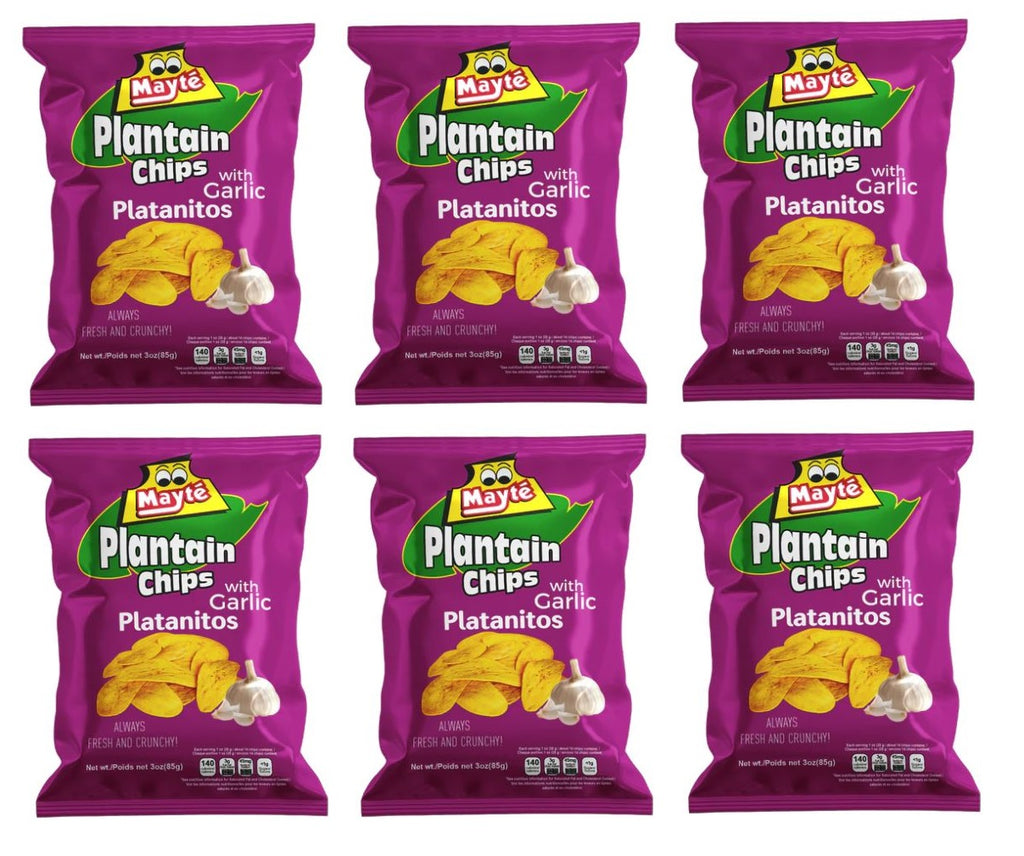 6 PK - MAYTE Plantain Chips & Snacks