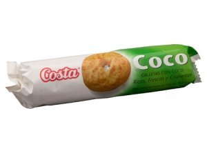 Costa- Coconut Natural Coconut Biscuits Cookies 4.4oz