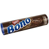 Chocolate Filled Cookies Bono - 4.93oz | Biscoito Bono Recheado Sabor Chocolate - 140g - (PACK OF 02)