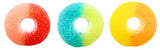 Eight-14 Trululu Fruity Gummy Rings - Sugary Sweet Individually Wrapped 21.10 Onces Bag of 100 (Trululu rings, 100 pcs)