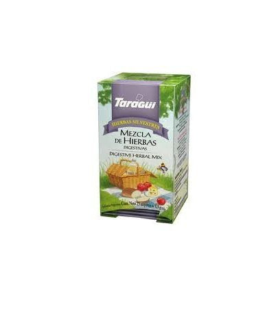 Taragui Digestive Herbal Mix / Mexcla De Hierbas Digestivas X 25 Bags 1.5gr Each