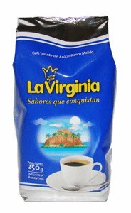 La Virginia Argentinian Ground Coffee with refined sugar 250g