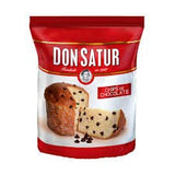 Pan Dulce Don Satur con Chips Sweet Panettone with Chocolate Chips Spanish Style Cake, 400 g / 14.11 oz