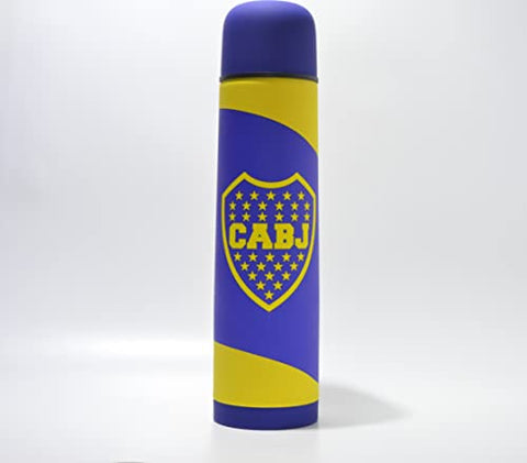 Boca Juniors Termo Matero de Acero Inoxidable, Boca Juniors Stainless Steel Hot and Cold Thermal Carafe. 1.0 L