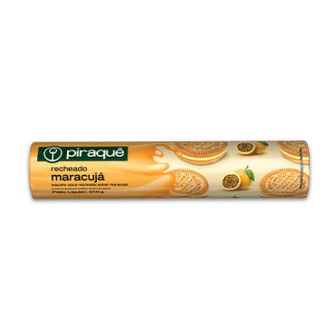 Piraque Passion Fruit Cookie 7.05 oz | Piraque Biscoito Maracuja 200g Pack 2