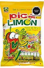 Pica Limon Salt & Lemon Hot Powder ( Polvo de Sal y Limon Picante ) 3 Pack ( 100 pieces each pack )