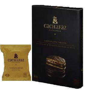 Cachafaz - Alfajor Chocolate x 6 12.6 oz