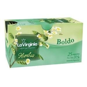 LA VIRGINIA Teas (Boldo / Boldo Tea, 25 Tea Bags)
