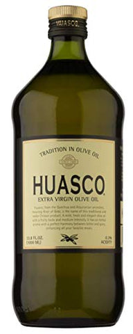 Extra Virgin Olive Oil by HUASCO |First Cold Press - From Chile, 33.8 Fl Oz (1000 Ml)