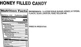 Arcor Honey Filled Hard Candy | Wrapped Bulk Candies | Soft Honey Center | 2 Pounds