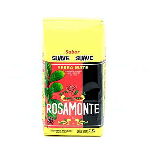 Yerba Mate Rosamonte Suave - 1 Bags of 2.2 Lbs