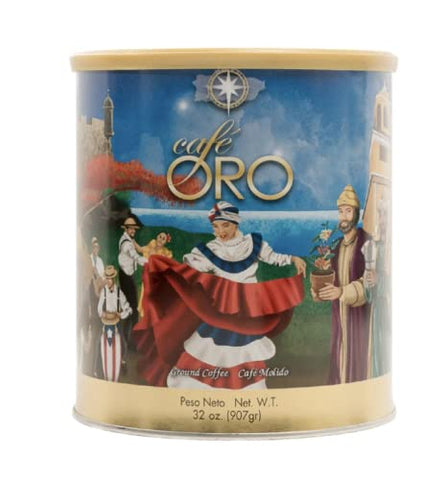Cafe de Oro de Puerto Rico - Limited Special Edition | Ground Coffee / Café molido - 32 oz Can