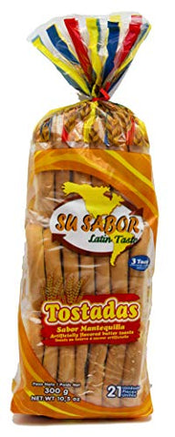 Su Sabor Butter Toast Tostadas de Mantequilla 10.5 ounces