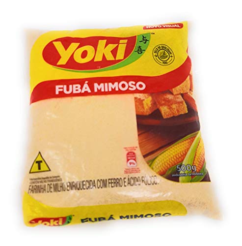 Yoki Fine Cornmeal, Fubá Mimoso Yoki, 17.6 Oz
