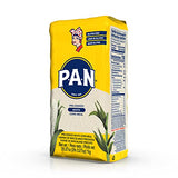 P.A.N. White Corn Meal – Pre-cooked Gluten Free and Kosher Flour for Arepas (2.2 lb / Pack of 1)
