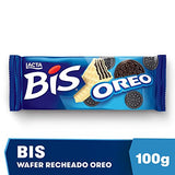 Bis OREO Wafer Recheado com Cobertura Chocolate Branco 100 gr. - 4 Pack Z