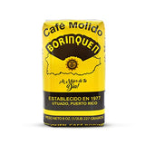 Deluxe Puerto Rican Coffee Selection | Premium Pack of 4 - 8oz Assorted Ground Coffee | Cafe Lareno, Cafe Oro, Cafe Borinquen Cafe Yaucono | Includes El Pantry Coffee Wooden Spoon