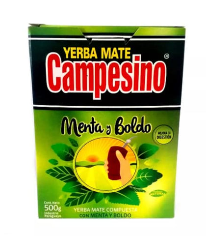 Campesino Yerba Mate With Mint & Boldo Calming Blend 500G